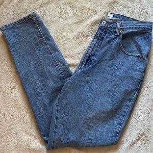 light blue vintage jeans